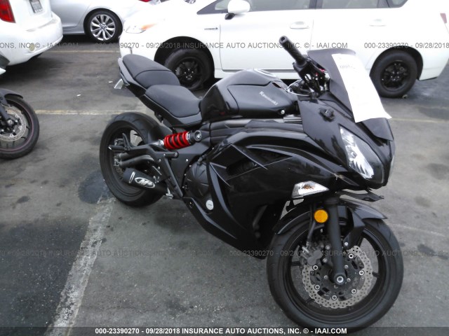 JKAEXEE14CDA06443 - 2012 KAWASAKI EX650 EC BLACK photo 1