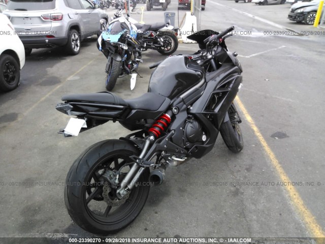 JKAEXEE14CDA06443 - 2012 KAWASAKI EX650 EC BLACK photo 4