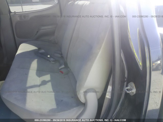 5TEGN92N04Z325833 - 2004 TOYOTA TACOMA DOUBLE CAB PRERUNNER BLACK photo 8