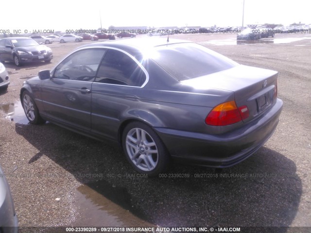 WBABM3345YJN84573 - 2000 BMW 323 CI BLUE photo 3