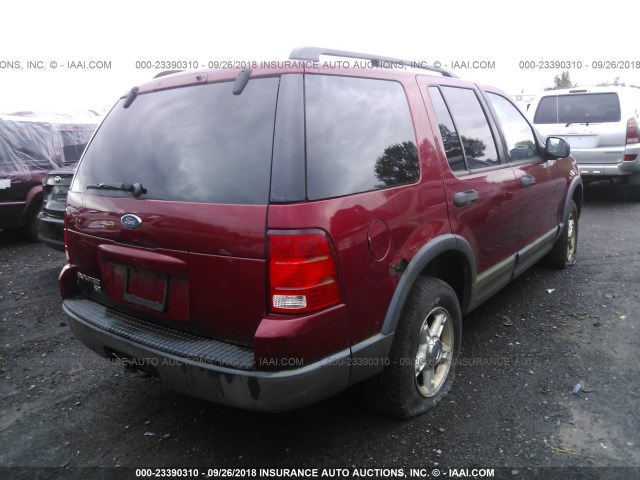 1FMZU73KX3UB54323 - 2003 FORD EXPLORER XLT/XLT SPORT/NBX 红色 照片 4