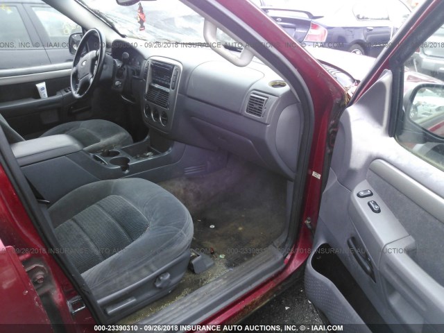 1FMZU73KX3UB54323 - 2003 FORD EXPLORER XLT/XLT SPORT/NBX 红色 照片 5