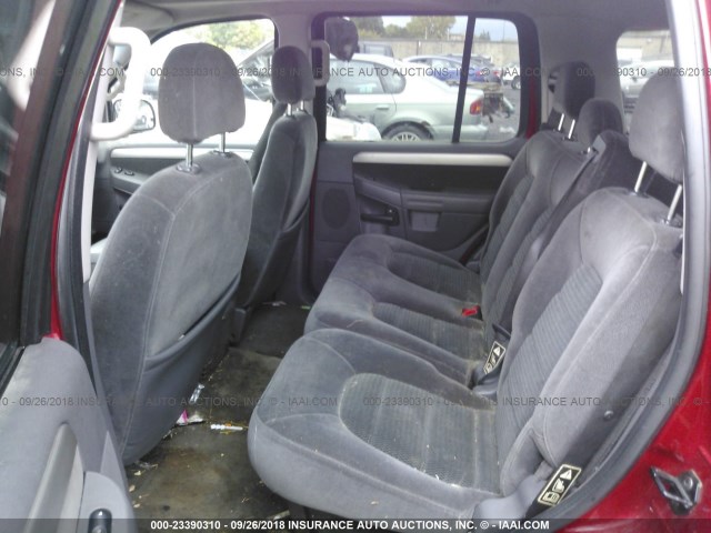1FMZU73KX3UB54323 - 2003 FORD EXPLORER XLT/XLT SPORT/NBX 红色 照片 8