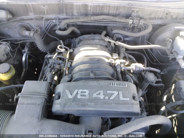 5TBRT341X6S476418 - 2006 TOYOTA TUNDRA ACCESS CAB SR5 BLACK photo 10