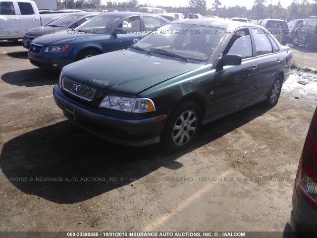 YV1VS2553YF537383 - 2000 VOLVO S40 GREEN photo 2