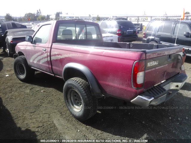 1N6DD21Y2WC315411 - 1998 NISSAN FRONTIER XE RED photo 3