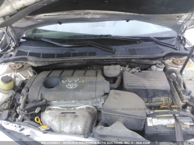 4T1BF3EK4AU051834 - 2010 TOYOTA CAMRY SE/LE/XLE 银色 照片 10