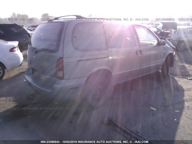 4N2DN1118VD844526 - 1997 NISSAN QUEST XE/GXE GREEN photo 4