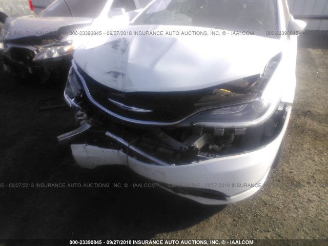 1C3CCCCB6FN672311 - 2015 CHRYSLER 200 C WHITE photo 6