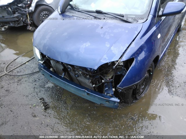 JTKKT624665014007 - 2006 TOYOTA SCION XA ლურჯი ფოტო 6