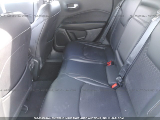 3C4NJCBBXHT642839 - 2017 JEEP COMPASS LATITUDE შავი ფოტო 8