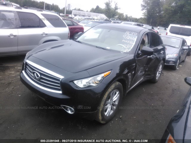 JN8CS1MU3GM671180 - 2016 INFINITI QX70 BLACK photo 2