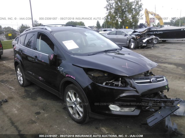 1FMCU9J99EUC11454 - 2014 FORD ESCAPE TITANIUM BLACK photo 1