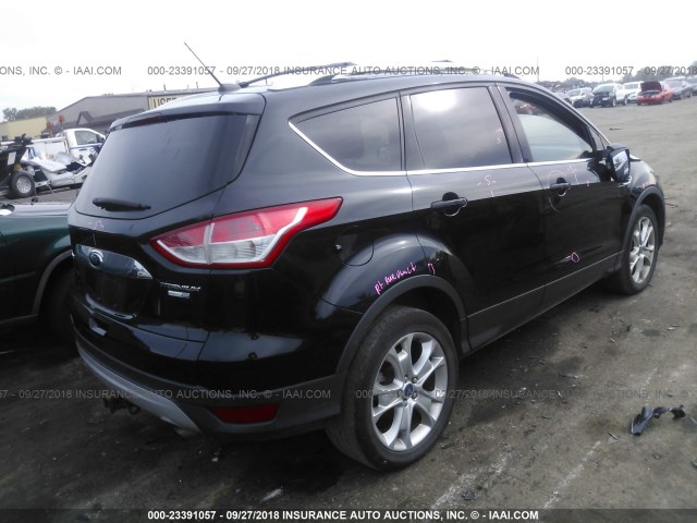 1FMCU9J99EUC11454 - 2014 FORD ESCAPE TITANIUM BLACK photo 4