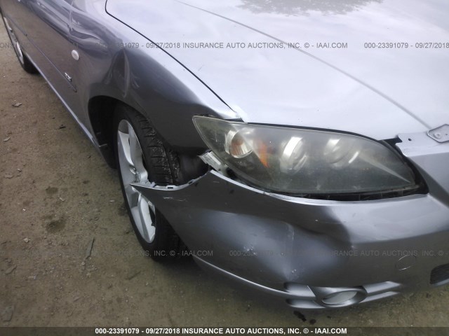 JM1BK323551257099 - 2005 MAZDA 3 S SILVER photo 6