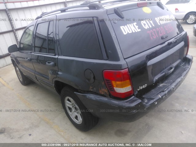 1J4GX48S54C385819 - 2004 JEEP GRAND CHEROKEE LAREDO/COLUMBIA/FREEDOM 黑色 照片 3