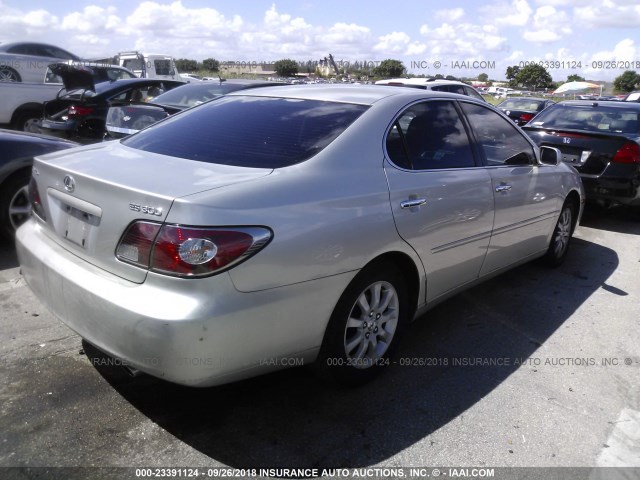 JTHBF30G736008635 - 2003 LEXUS ES 300 GOLD photo 4