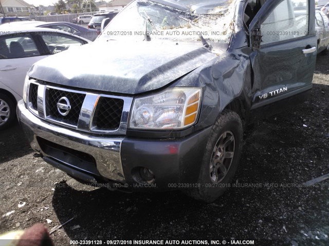 1N6AA07B25N573305 - 2005 NISSAN TITAN XE/SE/LE GREEN photo 2