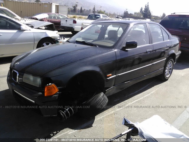 WBACD4320WAV61921 - 1998 BMW 328 I AUTOMATIC BLACK photo 2