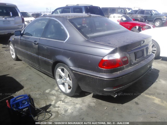 WBABV13486JT24800 - 2006 BMW 325 CI SULEV GRAY photo 3