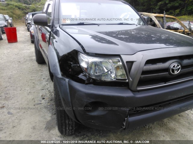 5TEUX42N85Z047863 - 2005 TOYOTA TACOMA ACCESS CAB Schwarz Foto 6