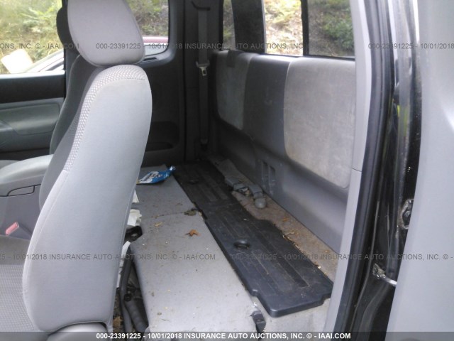 5TEUX42N85Z047863 - 2005 TOYOTA TACOMA ACCESS CAB Schwarz Foto 8