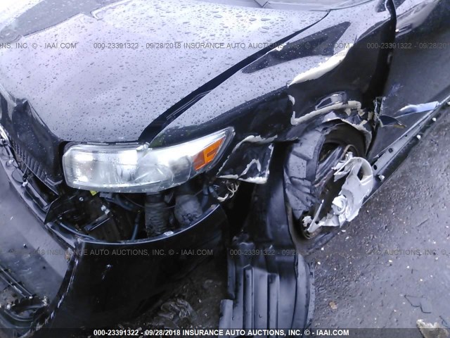 JTLKE50E491093653 - 2009 TOYOTA SCION XB Қара фото 6