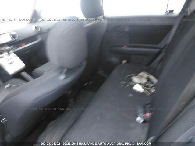 JTLKE50E491093653 - 2009 TOYOTA SCION XB Қара фото 8