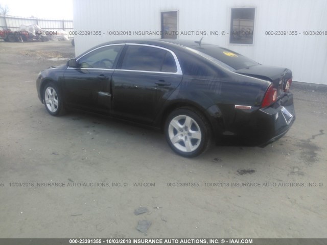 1G1ZG57B494208968 - 2009 CHEVROLET MALIBU LS 黑色 照片 3