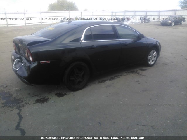1G1ZG57B494208968 - 2009 CHEVROLET MALIBU LS 黑色 照片 4
