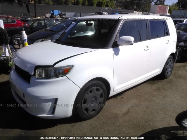 JTLKE50E291092906 - 2009 TOYOTA SCION XB Blanco foto 2