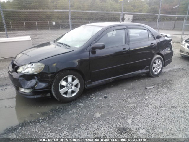 2T1BR32E84C264605 - 2004 TOYOTA COROLLA CE/LE/S BLACK photo 6