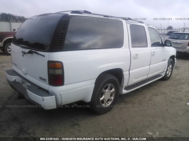 1GKFK66U63J295917 - 2003 GMC YUKON XL DENALI WHITE photo 4