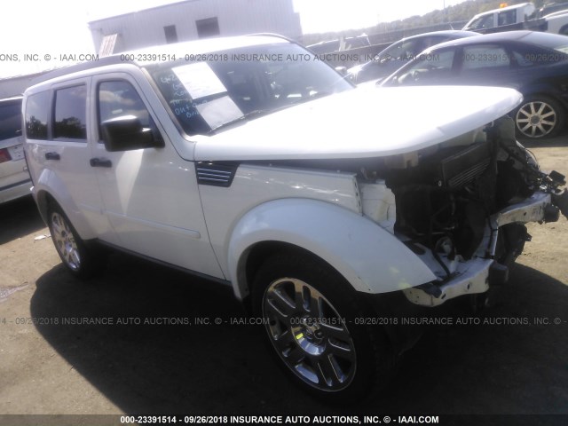 1D4PT4GK5BW589294 - 2011 DODGE NITRO HEAT WHITE photo 1