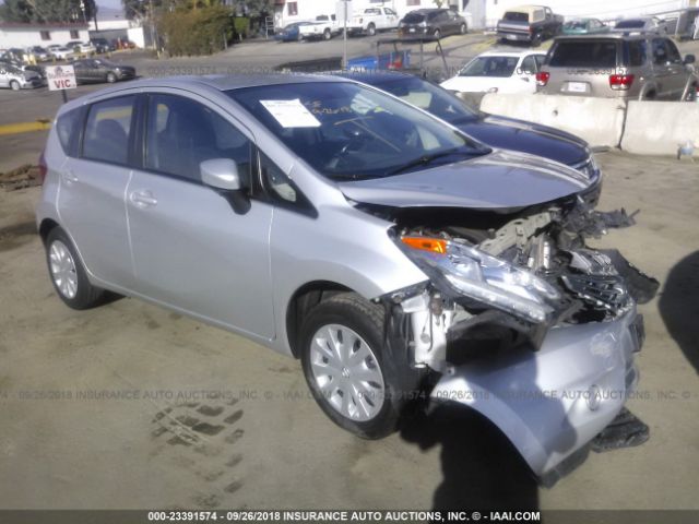 3N1CE2CP2FL422367 - 2015 NISSAN VERSA NOTE S/S PLUS/SV/SL/SR SILVER photo 1