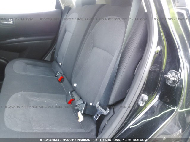 JN8AS5MV5CW355981 - 2012 NISSAN ROGUE S/SV BLACK photo 8