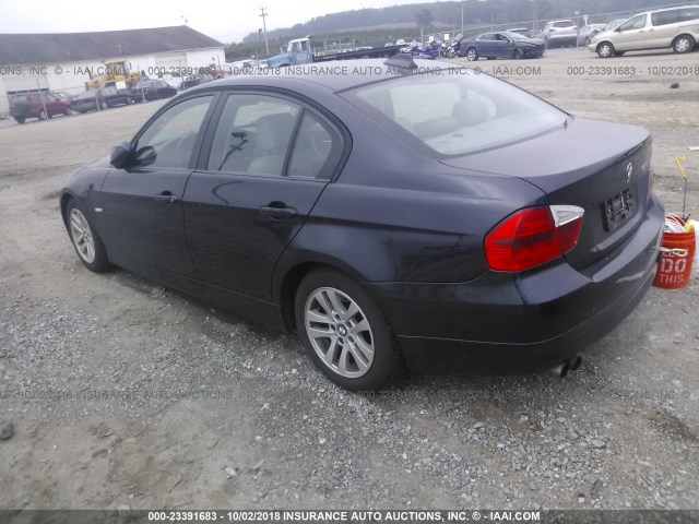 WBAVC93587KX59144 - 2007 BMW 328 XI Қою көк фото 3