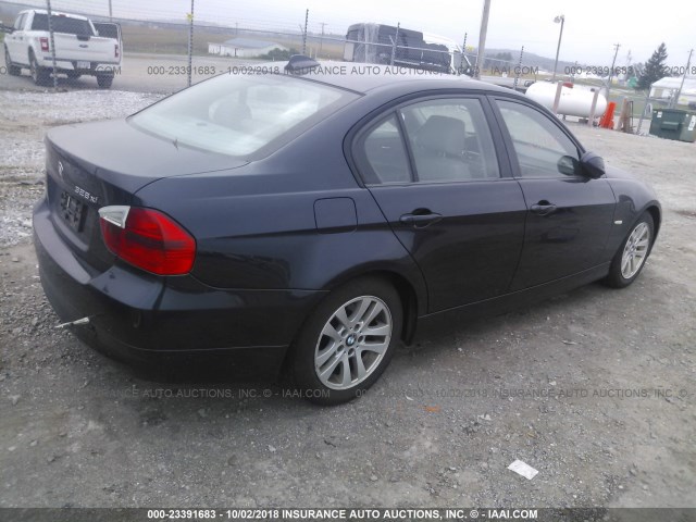 WBAVC93587KX59144 - 2007 BMW 328 XI Қою көк фото 4