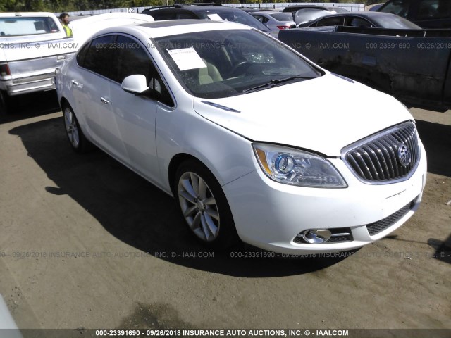 1G4PR5SK3E4132987 - 2014 BUICK VERANO CONVENIENCE WHITE photo 1