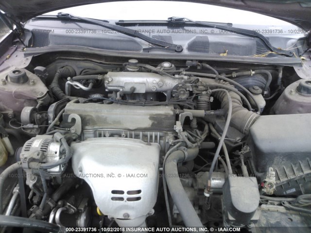 4T1BG22K5YU730145 - 2000 TOYOTA CAMRY CE/LE/XLE მუქწითელი ფოტო 10