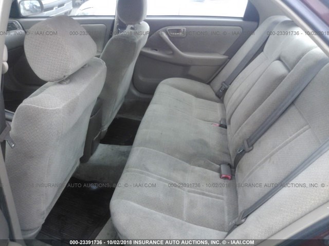 4T1BG22K5YU730145 - 2000 TOYOTA CAMRY CE/LE/XLE მუქწითელი ფოტო 8