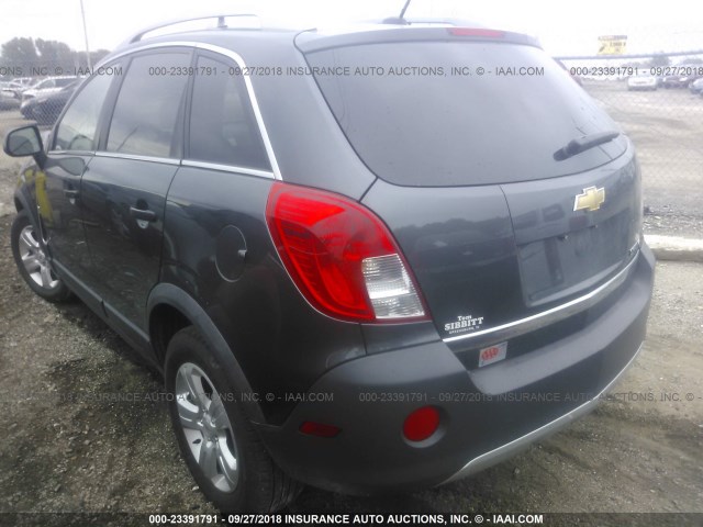 3GNAL2EK5DS551659 - 2013 CHEVROLET CAPTIVA LS GRAY photo 3