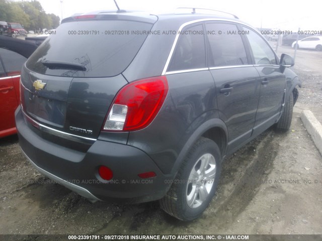 3GNAL2EK5DS551659 - 2013 CHEVROLET CAPTIVA LS GRAY photo 4