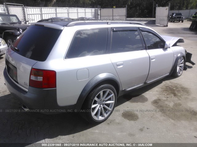 WA1YL64BX5N021032 - 2005 AUDI ALLROAD 4.2 GRAY photo 4