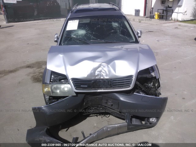 WA1YL64BX5N021032 - 2005 AUDI ALLROAD 4.2 GRAY photo 6