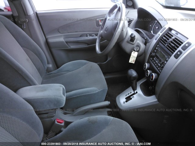 KM8JN72D76U381342 - 2006 HYUNDAI TUCSON GLS/LIMITED 银色 照片 5