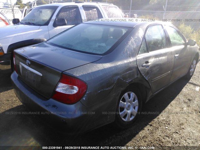 4T1BE32K14U926024 - 2004 TOYOTA CAMRY LE/XLE/SE GRAY photo 4