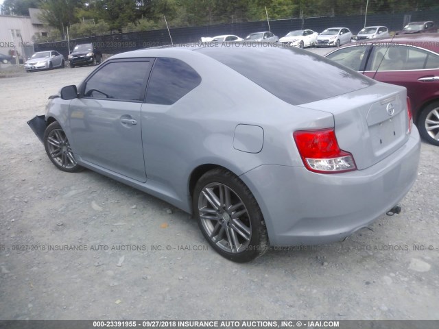 JTKJF5C7XB3015205 - 2011 TOYOTA SCION TC 灰色 照片 3