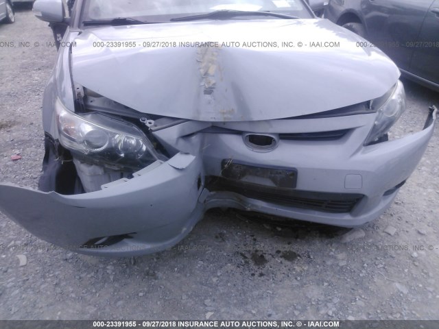 JTKJF5C7XB3015205 - 2011 TOYOTA SCION TC 灰色 照片 6