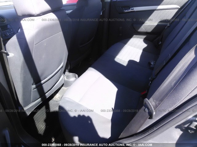 KL1TD5DE1AB108533 - 2010 CHEVROLET AVEO LS/LT Сұр фото 8